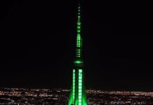 Empire State Building comienza a celebrar ya la cercana Copa Mundial de Fútbol Empire State Building comienza a celebrar la Copa Mundial de Fútbol
