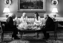 Trump recibió a Carlos III para tomar el té en la Casa Blanca en primero de los cuatro días de su visita de Estado
