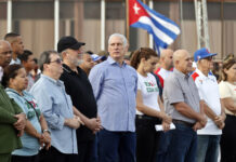 El presidente de Cuba, Miguel Díaz-Canel