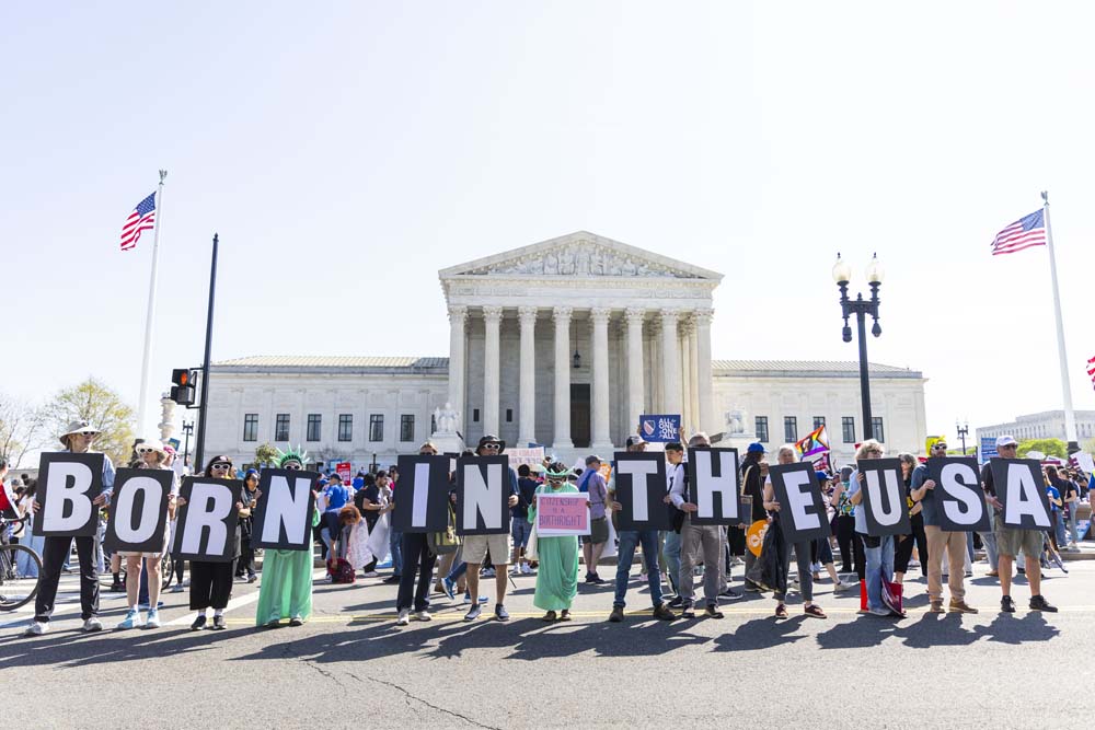 Supreme Court hears oral arguments in birthright citizenship case