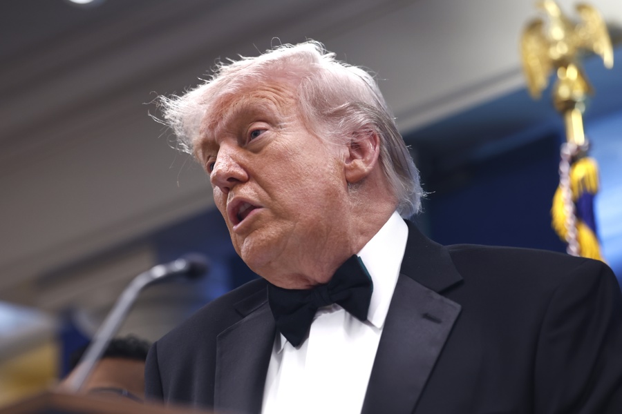 Trump speaks at White House after shots fired at Correspondents Dinner Trump