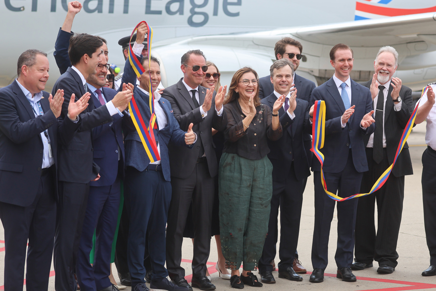 Aterriza en Venezuela el primer vuelo comercial directo de EEUU tras 7 a&ntilde;os de suspensi&oacute;n