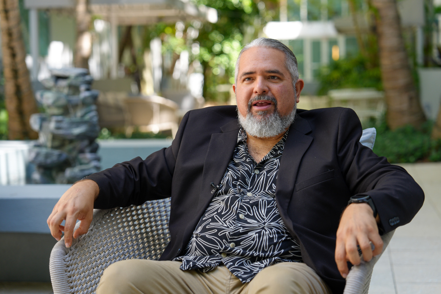 El cofundador del grupo Cortadito y productor del evento 'Son del mundo', Jos&eacute; El&iacute;as,