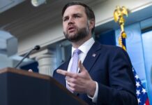 US Vice President JD Vance holds White House briefing