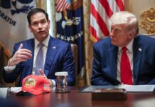 Marco Rubio confía en que el diálogo entre EE.UU. y Cuba tendrá "un buen resultado" US President Trump holds Cabinet meeting at the White House