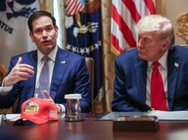 Marco Rubio confía en que el diálogo entre EE.UU. y Cuba tendrá "un buen resultado" US President Trump holds Cabinet meeting at the White House