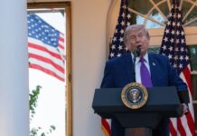 US President Trump hosts dinner for law enforcement leaders at the White House