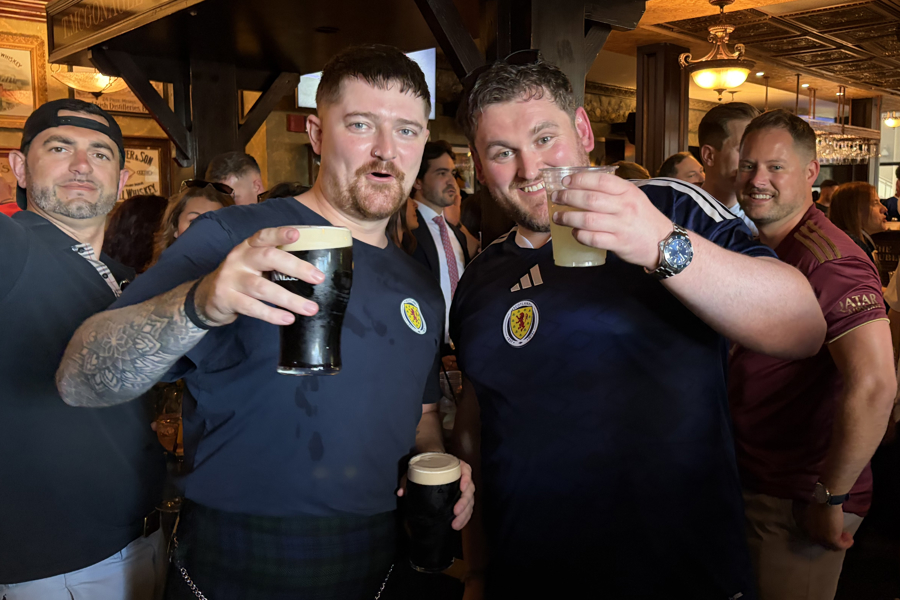 Los escoceses toman Boston durante el Mundial: Los escoceses toman Boston durante el Mundial: