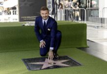 David Beckham recibe una estrella en el Paseo de la Fama de Hollywood David Beckham