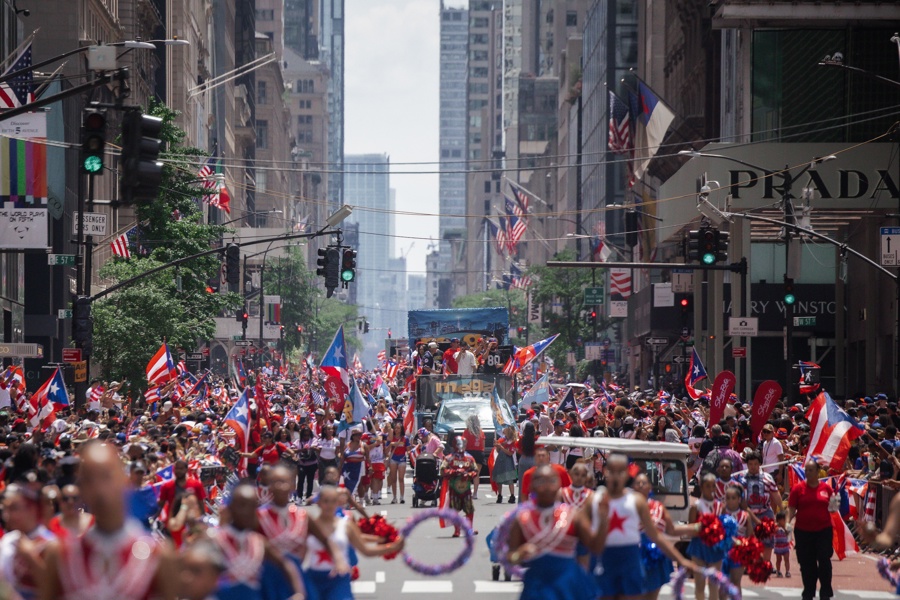 Thousands celebrate Puerto Rican Day Parade