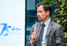 México apunta a ser polo regional de innovación y producción de vacunas Director general de Pfizer México, Juan Luis Morell, hablando en Ciudad de México (México). EFE/ Pfizer /SOLO USO EDITORIAL/NO VENTAS/ SOLO DISPONIBLE PARA ILUSTRAR LA NOTICIA QUE ACOMPAÑA (CRÉDITO OBLIGATORIO)
