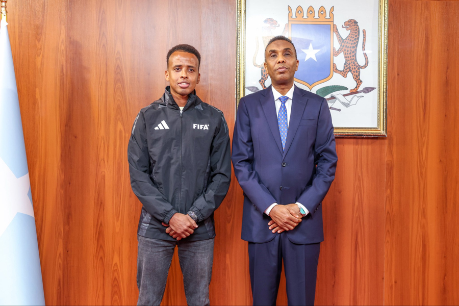 El &aacute;rbitro somal&iacute; Omar Abdulkadir Artan