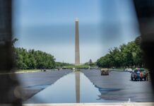 El estanque de Lincoln en Washington