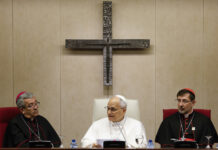El papa espera que no pase demasiado tiempo para ir a México y ve "posible" viajar a Perú Encuentro del papa con los obispos en la Conferencia Episcopal Española (CEE).