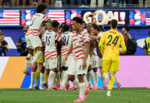 Comienza el Mundial en suelo estadounidense con el partido entre Estados Unidos y Paraguay Jugadores de Estados Unidos