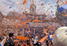 celebración de los Knicks