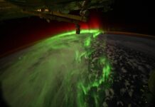 Astronautas de la NASA publican imágenes de auroras australes desde la estación espacial