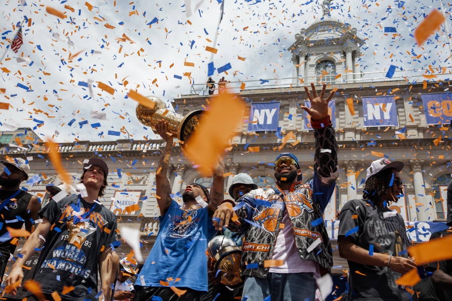 New York Knicks ticker-tape victory parade