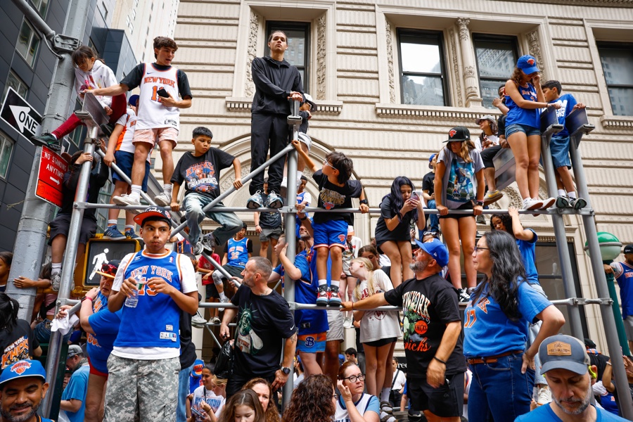 New York Knicks ticker-tape victory parade