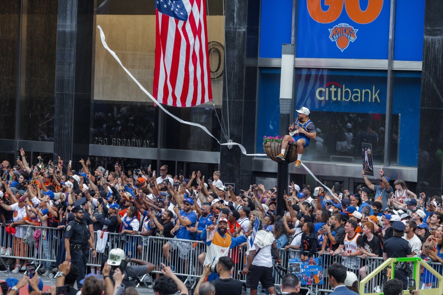 New York Knicks ticker-tape victory parade
