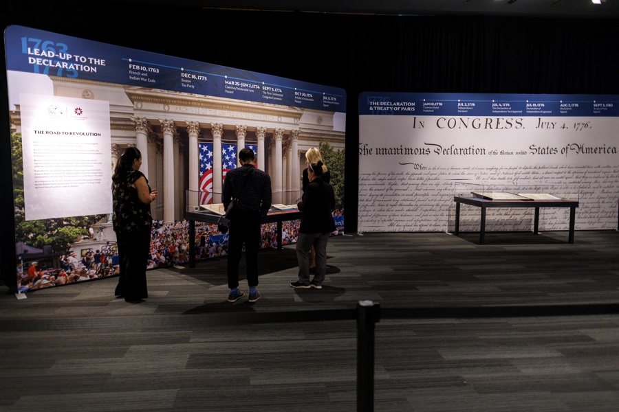 'Freedom Plane: Documents That Forged a Nation' exhibition preview held in Miami