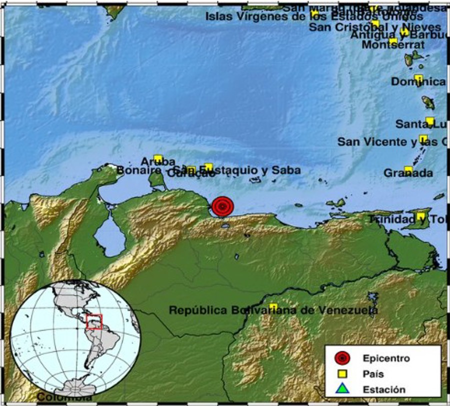 Un terremoto de magnitud 7,1 sacude el centro de Venezuela el epicentro de un terremoto de magnitud 7,1 registrado este jueves en el noroeste de Montalbán, en el centro de Venezuela.