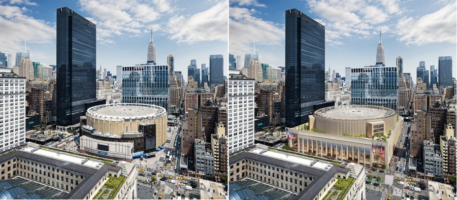 Presentan dise&ntilde;os de la reforma de Penn Station de Nueva York con el sello de Trump