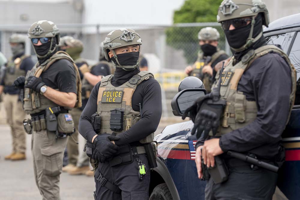 ICE en Nueva Jersey: agentes custodian el centro de detenci&oacute;n Delaney Hall