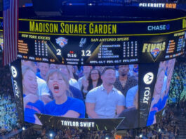 Taylor Swift y la 'fila de los famosos' animan a los Knicks en las Finales de la NBA Taylor Swift