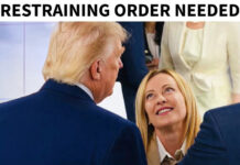Trump pide una "orden de alejamiento" de Meloni y el Gobierno italiano evita reaccionar