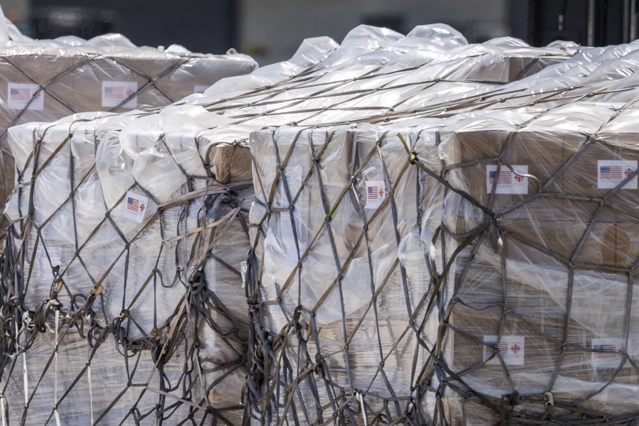 First US government humanitarian aid flight from Miami to Havana