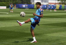 Entrenamiento selección española