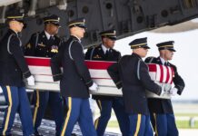 Los restos de la soldado estadounidense Angel Rampersad