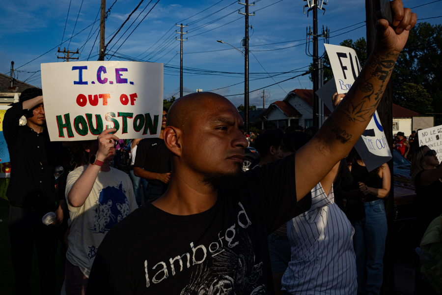 Protestas en Houston tras la muerte de un inmigrante mexicano en un operativo de ICE