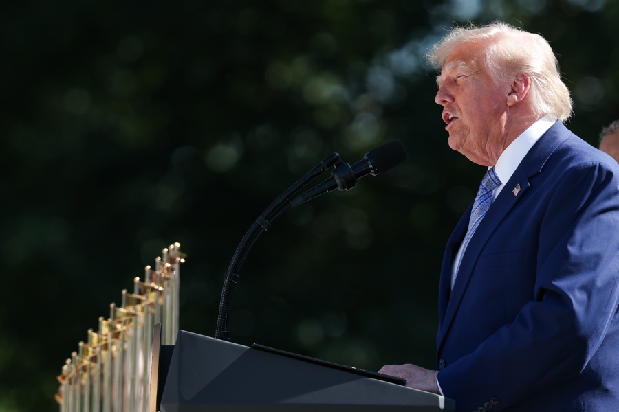 US President Donald Trump hosts 2025 World Series champion Dodgers at White House Donald Trump