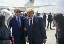 Donald Trump llega a Ankara para participar en la cumbre de líderes de la OTAN Trump
