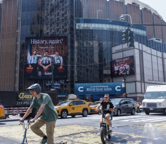 Inician los eventos para la boda de Taylor Swift y Travis Kelce bajo gran expectativa Madison Square Garden prepares for Taylor Swift and Travis Kelces wedding