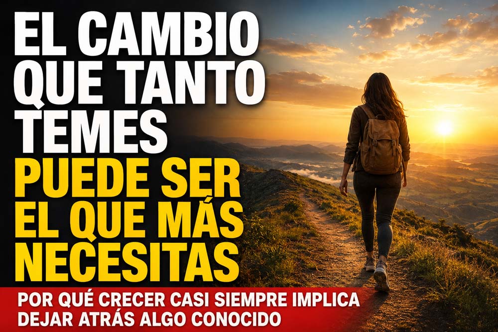 Por qu&eacute; crecer casi siempre implica dejar atr&aacute;s algo conocido