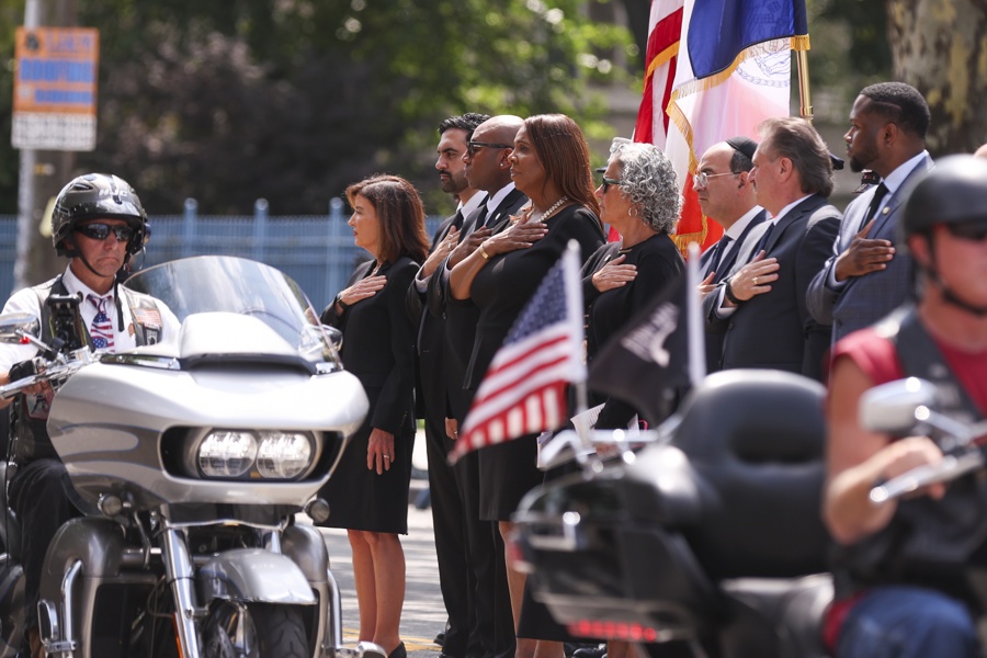 Funeral for fallen soldier U.S. Army Sgt. Angel Sarah Rampersad
