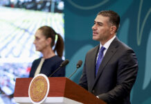 l secretario de Seguridad y Protección Ciudadana de México, Omar García Harfuch