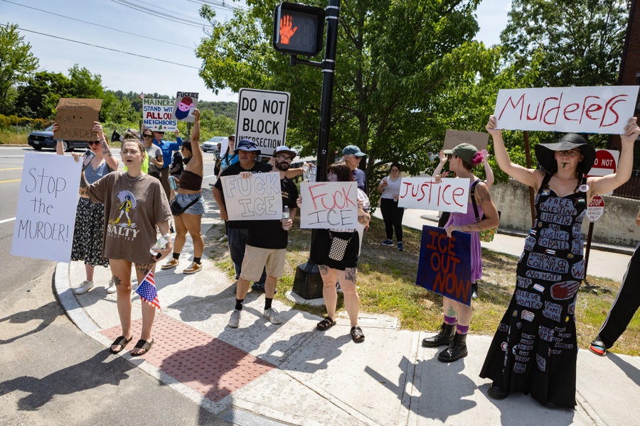 Protests in Maine following one killed in shooting inolving ICE agents