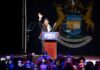 Democratic Senate candidate from Michigan Abdul El-Sayed's primary night in Detroit, Michigan