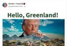 Trump vuelve a mostrar interés por Groenlandia en un mensaje en su red Truth Social Trump