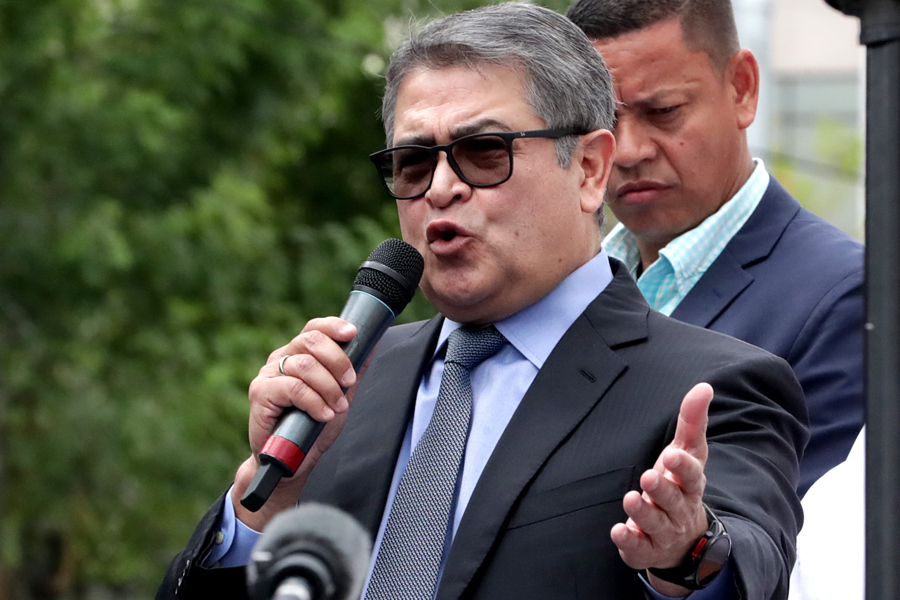El expresidente de Honduras Juan Orlando Hern&aacute;ndez