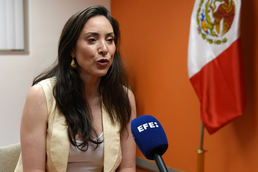 La secretaria de Cultura de México, Claudia Curiel de Icaza,