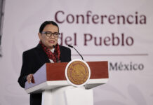 La secretaria de Gobernación, Rosa Icela Rodríguez