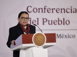 México expresa a EE.UU. su rechazo al envío de mexicanos deportados a terceros países La secretaria de Gobernación, Rosa Icela Rodríguez