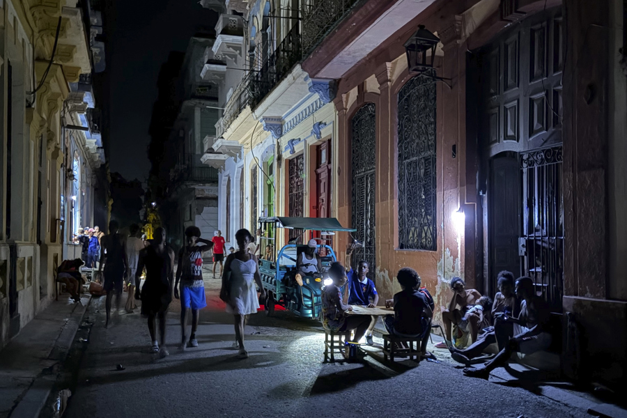Cuba tendrá apagones este jueves que afectarán a la vez hasta el 69 % de la isla