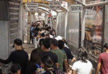 la Garita Internacional San Ysidro, en Tijuana, Baja California