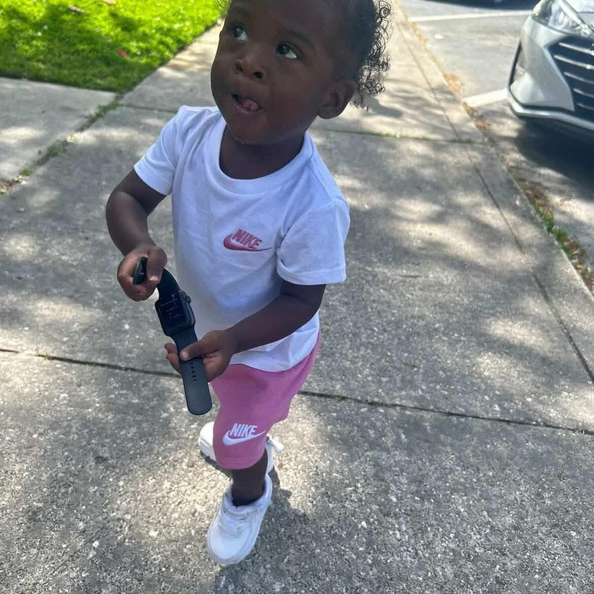 A’mahri Robinson, de 2 años, fue asesinado mientras estaba en brazos de su madre en marzo. (Ladonna Johnson)